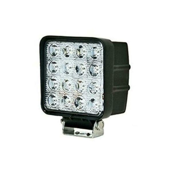 Ipcw Universal 4 in. Square 16-LED- 30-Degree Spot Light W2048-30